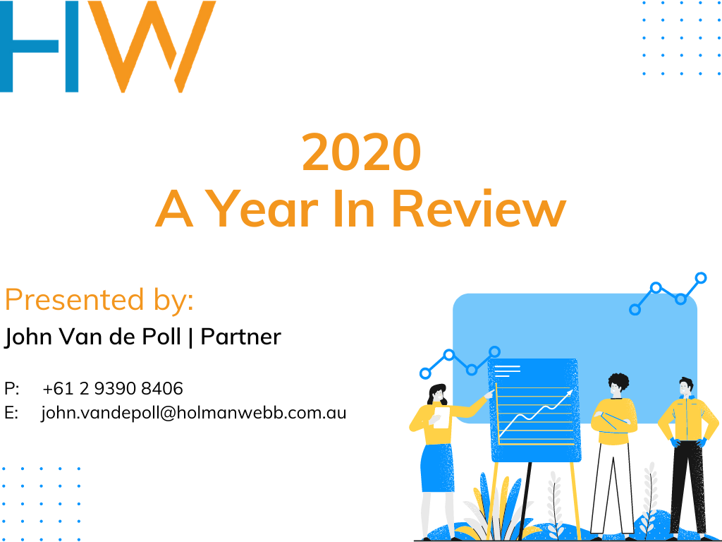 Webinar Recording: 2020 – A Year in Review (16 February 2021)